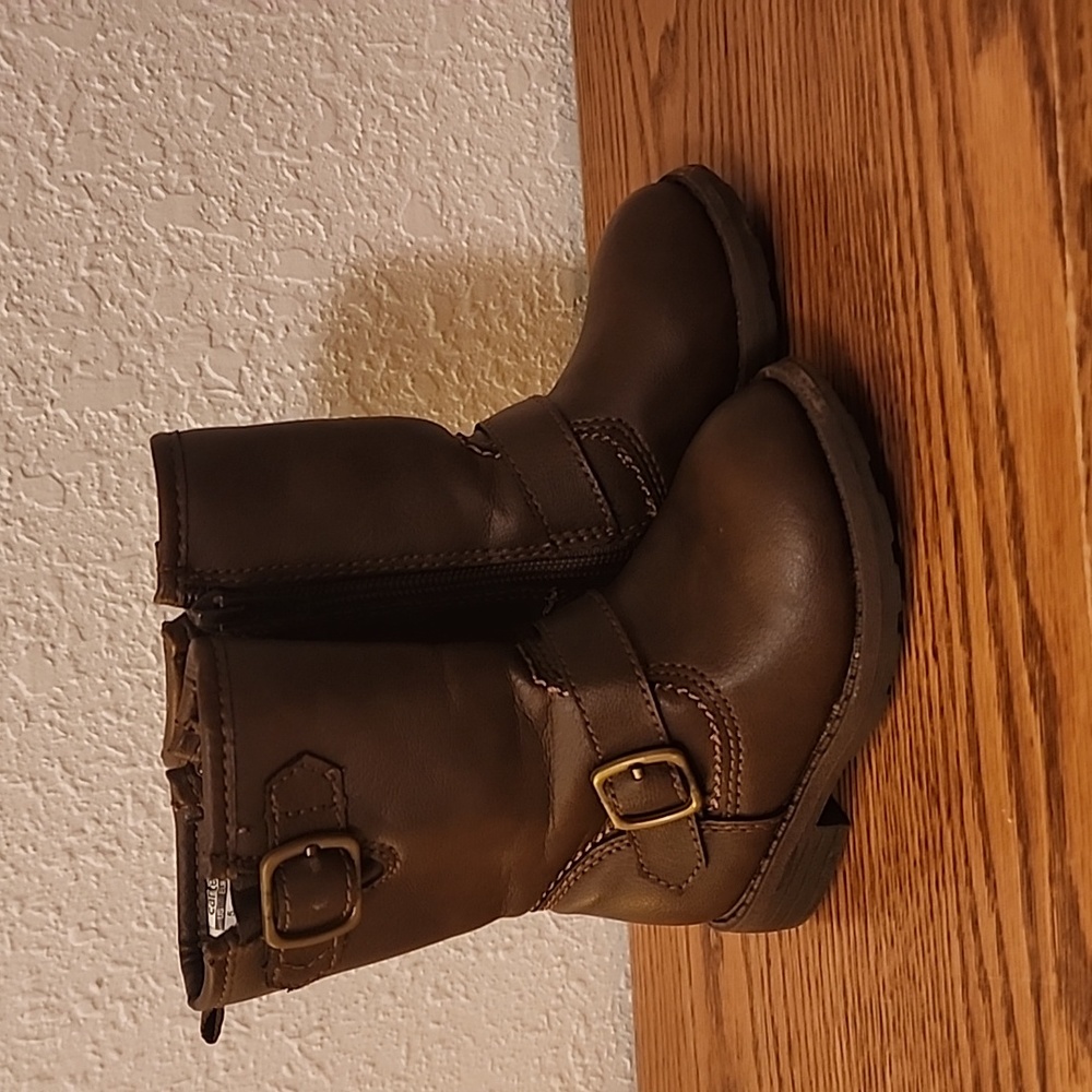 Little Girls Carters Brown Tall Boots